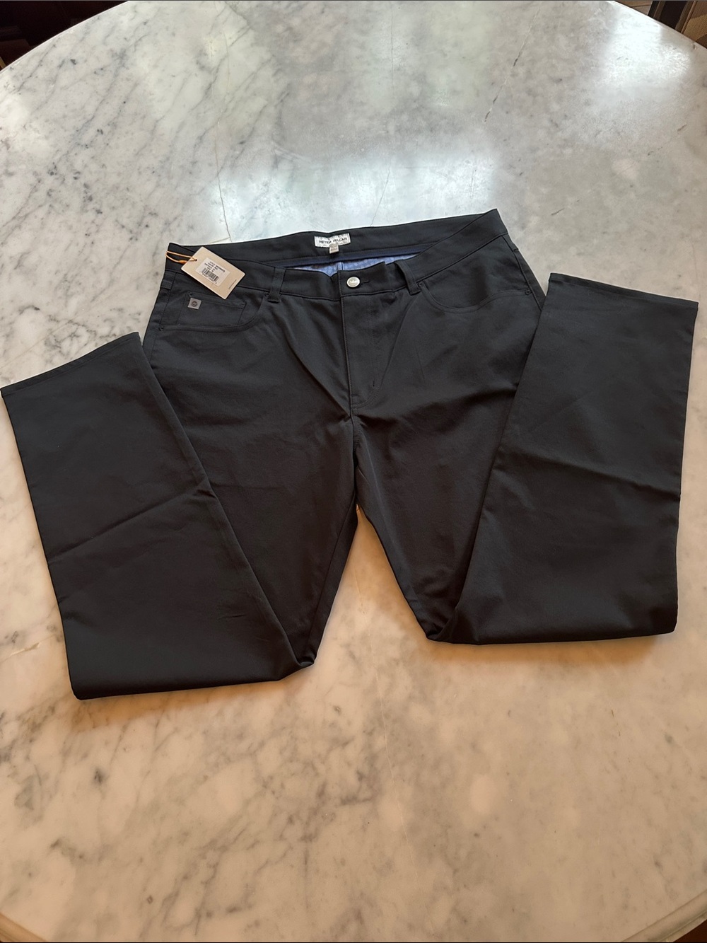 Peter Millar, Crown Sport Black, Pant. 36/30. NWT
